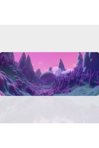 90x40 Cm Desenli Oyuncu Gaming Mouse Pad Kaymaz Kauçuk Taban Fare Altlığı Xxl Mousepad Landscape Serisi 03