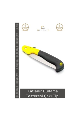 Testere Çelik Keskin Pratik Portatif Güçlü Bahçe 180 Mm Katlanır Budama Testeresi Çakı Tipi