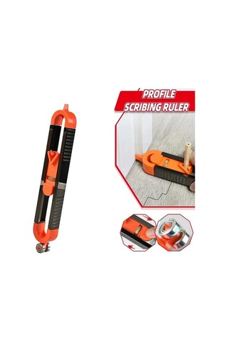 Funtree Treasure Yeni Profili Çizme Kilitli Cetvel Kontur Ölçer Yüksek Kalite Metal + Abs, Laminat Ve Fayansta Kullanılabilir