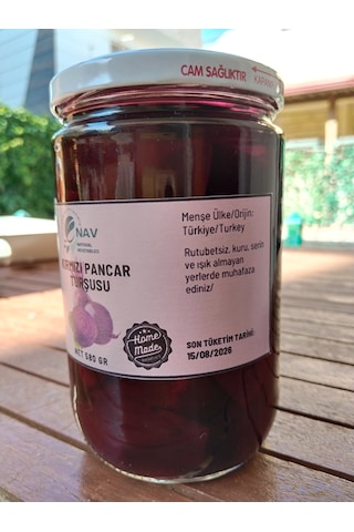 Nav Kırmızı Pancar Turşusu Ev Yapımı 680 G