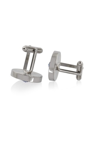 Zekupp Kol Düğmesi Kravat İğne Seti -  Buz Mavisi