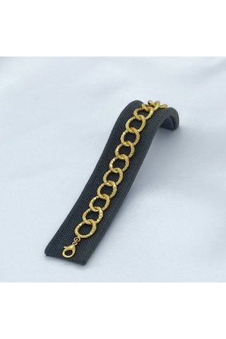 Yeni Sezon Vip Özel Seri Paslanmaz Çelik Tek Sıra Samanyolu Altın Kaplama Kadın Bileklik Gold