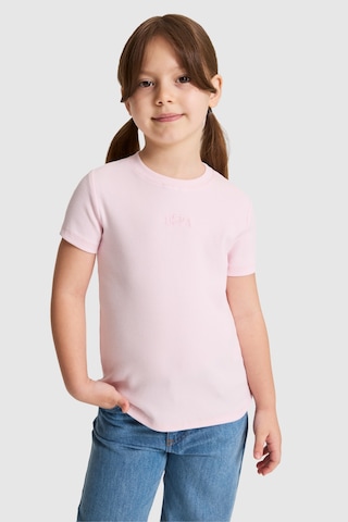 U.S. Polo Assn. Kız Çocuk Açık Pembe Tişört Basic 50325626-vr078 Acık Pembe