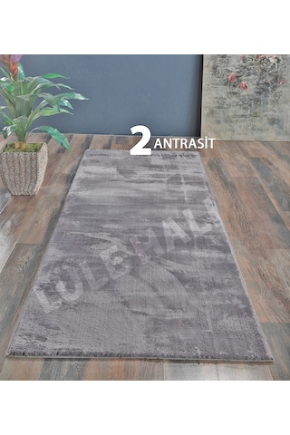 Lüle Halı Peluş Yüzey Kaymaz Taban Yolluk Halı