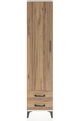 Hyperion Dolap 4 Raflı 2 Çekmeceli Tek Kapaklı 44x44x195 Aytaşı-çam Aytası
