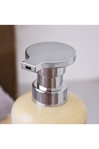 Porsima 277745 Sıvı Sabunluk Fırçalı Süngerlikli Sabunluk Krem