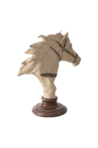 Mudo Home Brown Horse Biblo 40x18x37 Cm