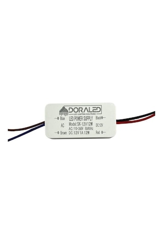 12v 1amper 12w Driver Tipi Plastik Adaptör