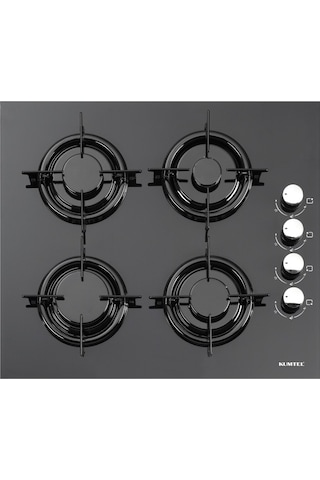 Kumtel B66-S2 MT - KO-40 TAHDF - DA6-830 Siyah Cam Ankastre Set