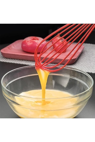 Safestore 2'li Silikon Yumurta Puding Sos Kremşanti Çırpma Teli Çırpıcı Genel