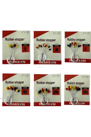 Remixon 7015 Kauçuk Misina Stoperi 12 Adet No:s