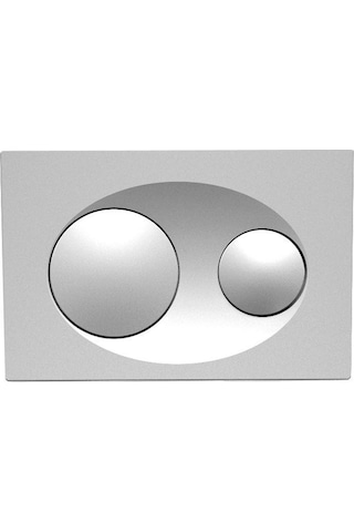 Serel Gömme Rezervuar Kumanda Paneli P40 P400120 (Metal Kaplama) - Parlak Krom