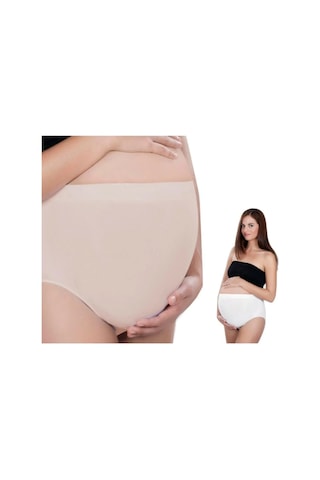 Babyjem Ten Rengi Dikişsiz Hamile Külotu S Beden