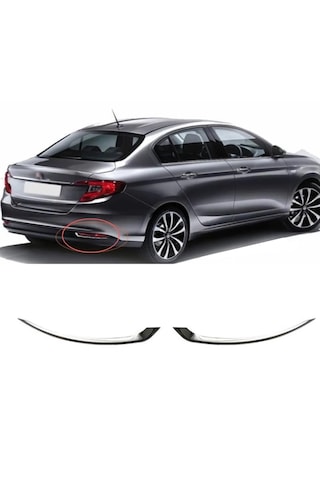 Fiat Egea Sedan Krom Reflektör Çerçevesi 2015 Ve Üzeri