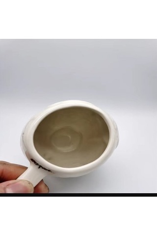 300ml Yaratıcı 3d Baykuş Seramik Karikatür Hayvan Kupa & Meşrubat Bardağı Beyaz