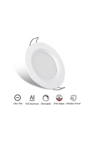 Karavan Ve Tekne İçin 12v 4x 3w 3200k Kısılabilir Tam Alüminyum Gömme Led Tavan Aydınlatmaları Diğer