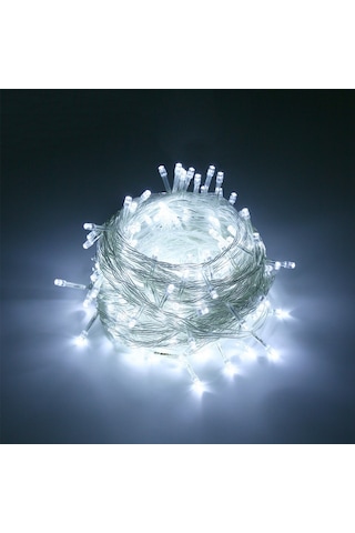 Roichil 100 Ledli 8 Fonksiyonlu 10 Metre Led Aydınlatma Dekor Lambası Beyaz