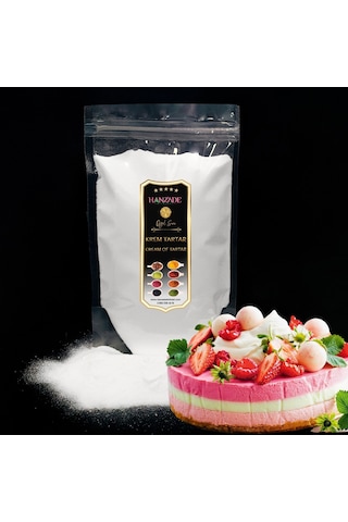Hanzade Bitkisel Krem Tartar Potasyum Bitartarat 1 KG