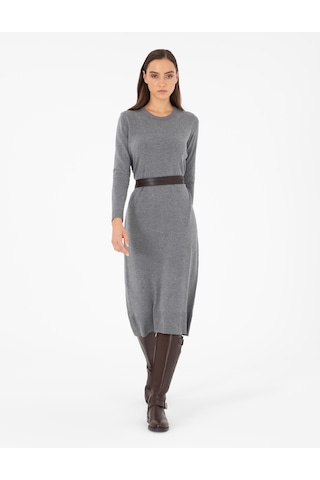 Pierre Cardin Kadın Antrasit Elbise Triko 50296580-vr006 Antrasit