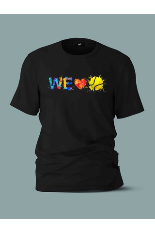 Fnbx We Love Tennis T-shirt Siyah