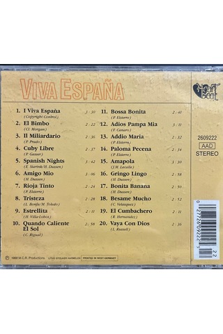 Müzik Cd Sidir Plak Değildir Cd Viva Espana Cd