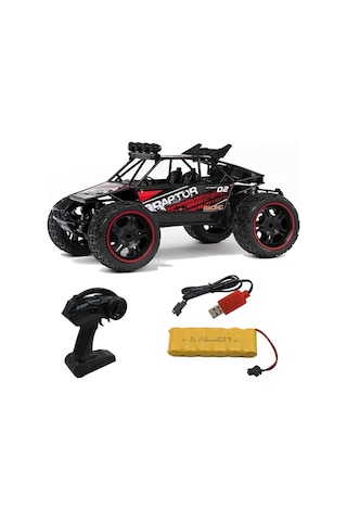 9020-1f 1:10 Kumandalı 40 Cm Dev Off-road Araba Şarjlı, 2.4ghz, Yüksek Hızlı Rc Arazi Aracı - Kırmızı