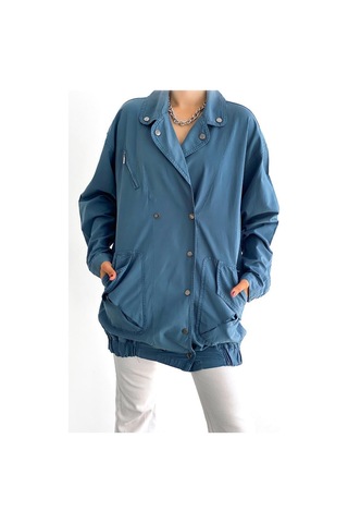 Femelle Kadın Oversize Ceket mavi