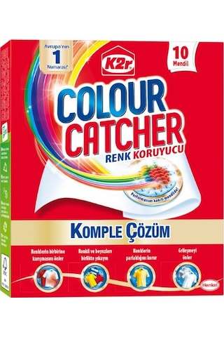 K2r Colour Catcher Renk Koruyucu Mendil 10'lu