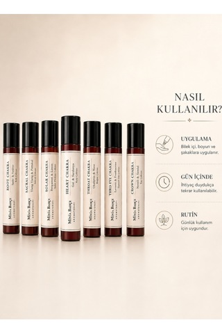 7 Li Çakra Rollset 7x10 Ml