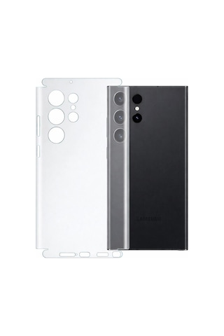 Samsung Uyumlu Galaxy S26 Ultra 360 Derece Arka Hidrojel Film Koruma Body Jelatin