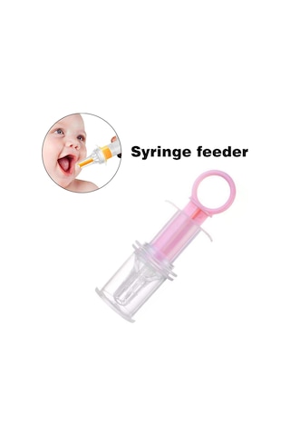 Springsun Bebek İlaç Şırıngası - Yumuşak Silikon Emzikli, 10ml Kapasiteli, Doğru Dozaj İçin Dereceli