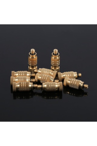 Shineyee 10 Adet Bakır Buhar Nozzlesu - 3-50 Mikron Buhar, 20-70 Kg Basınç, Kolay Kurulum, Anti-koroz, Su Tasarrufu