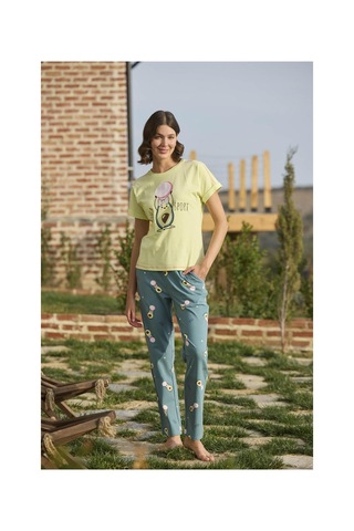 Mulvxbrf Brf02 Desenli Ve Baskılı "yoga Sport" Pijama Takımı Mulvix Renkli