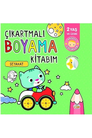 2 Yaş Ve Üzeri Çıkartmalı Boyama Kitabım Seti 4 Kitap