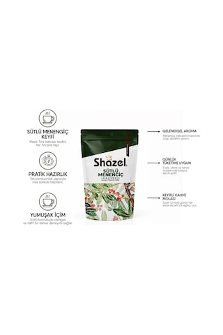 Shazel Hazır Menengiç Kahvesi Doypack 200 Gr 24 Adet 1 Koli Öğütülmüş