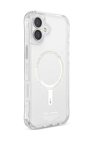 Apple Uyumlu iPhone 16 Plus Kılıf Magsafe Şarj Özellikli Şeffaf Airbag Tasarımlı Skinarma Saido Nightglow Şeffaf DUMMY 179257922 6770