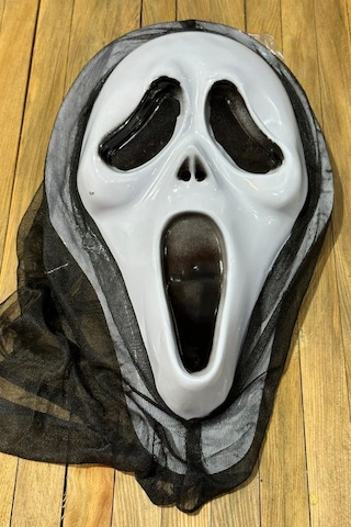 Beysüs Halloween Cadılar Bayramı Maske Çığlık Beyaz Beysüs Halloween Cadılar Bayramı Maske Çığlık Beyaz