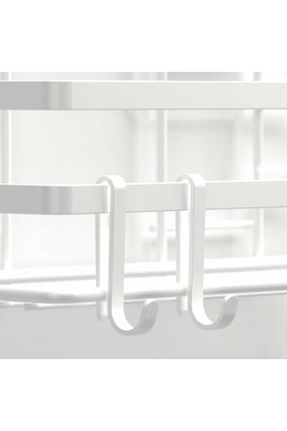 Teknotel Banyo Düzenleyici Şampuanlık Banyo Duş Rafı 2 Adet Banyo Rafı Beyaz St281h