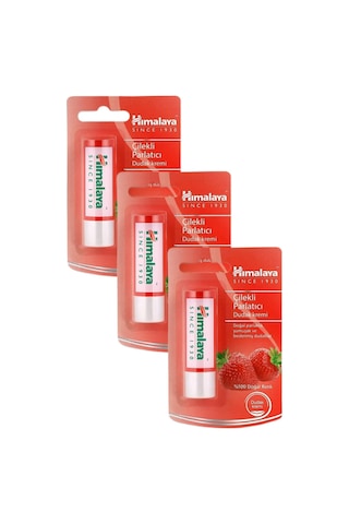 Himalaya Çilek Özlü Parlatıcı Dudak Kremi 3 x 4.5 G