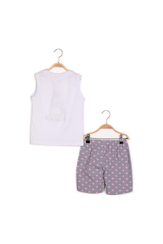 Zeyland Kız Çocuk Zebra Baskılı Atlet Ve Şort Takım Çok Renkli