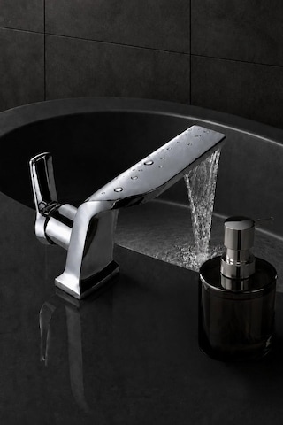 Prım Kısa Lavabo Bataryası Parlak Krom