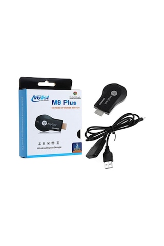M9 Plus Görüntü Aktarıcı Airplay 1080p Kablosuz Wifi Ekranlı Tv Dongle Alıcısı