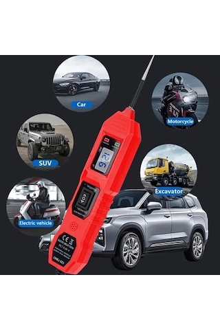 Willowhaven Yeşil Dijital Araç Test Cihazı Multimetre Prob 3.5-36v Dc Voltmetre Usb Led Ekran