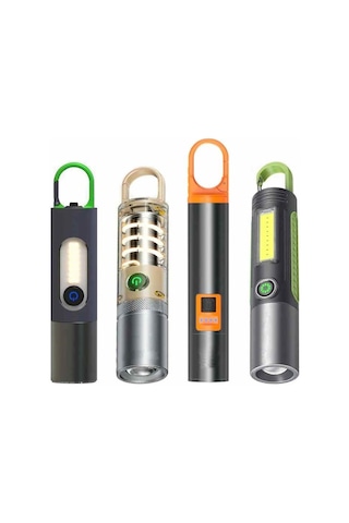 Kensun Yy-024 Şarj Edilebilir Askılı 30w P50 Led Kamp Işığı Çok Renkli