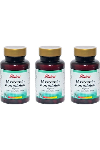 Balen B Vitamin Kompleksi 425 Mg 60 Kapsül 3 Adet