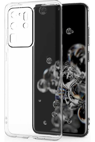 Galaxy S20 Ultra Kılıf Zore Kamera Korumalı Süper Silikon Renksiz