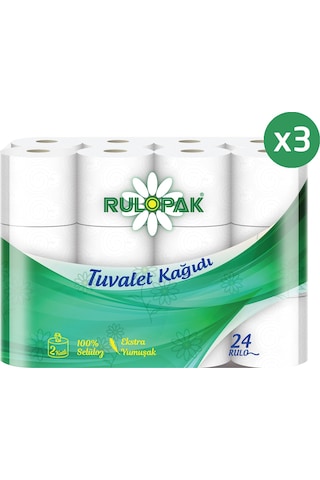 Rulopak Tuvalet Kağıdı 2 Katlı 72 Li Paket