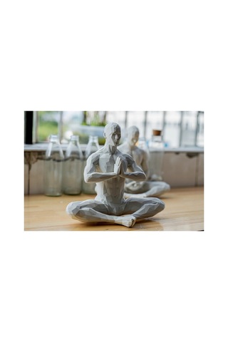 Yoga/meditasyon Yapan İskandinav Tarzı Biblo Heykel Figür Dekor Dekorasyon Hediyelik Denge Ve Huzur 8