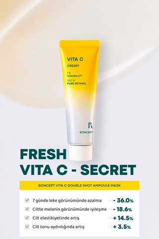 Retinol Ve C Vitamini İçeren Leke Kremi Vita C Cream 50 Ml