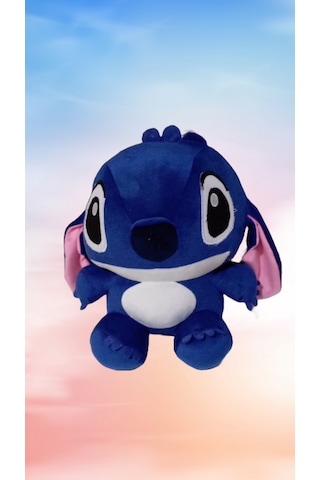 Lilo Ve Stitch Peluş Sevimli Oyuncak 35 Cm Mavi